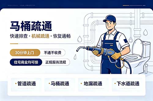 吴川马桶疏通